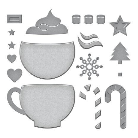 Spellbinders Merry Mug & Circle Delights Merry Mug Creations Dies (S4-1311)