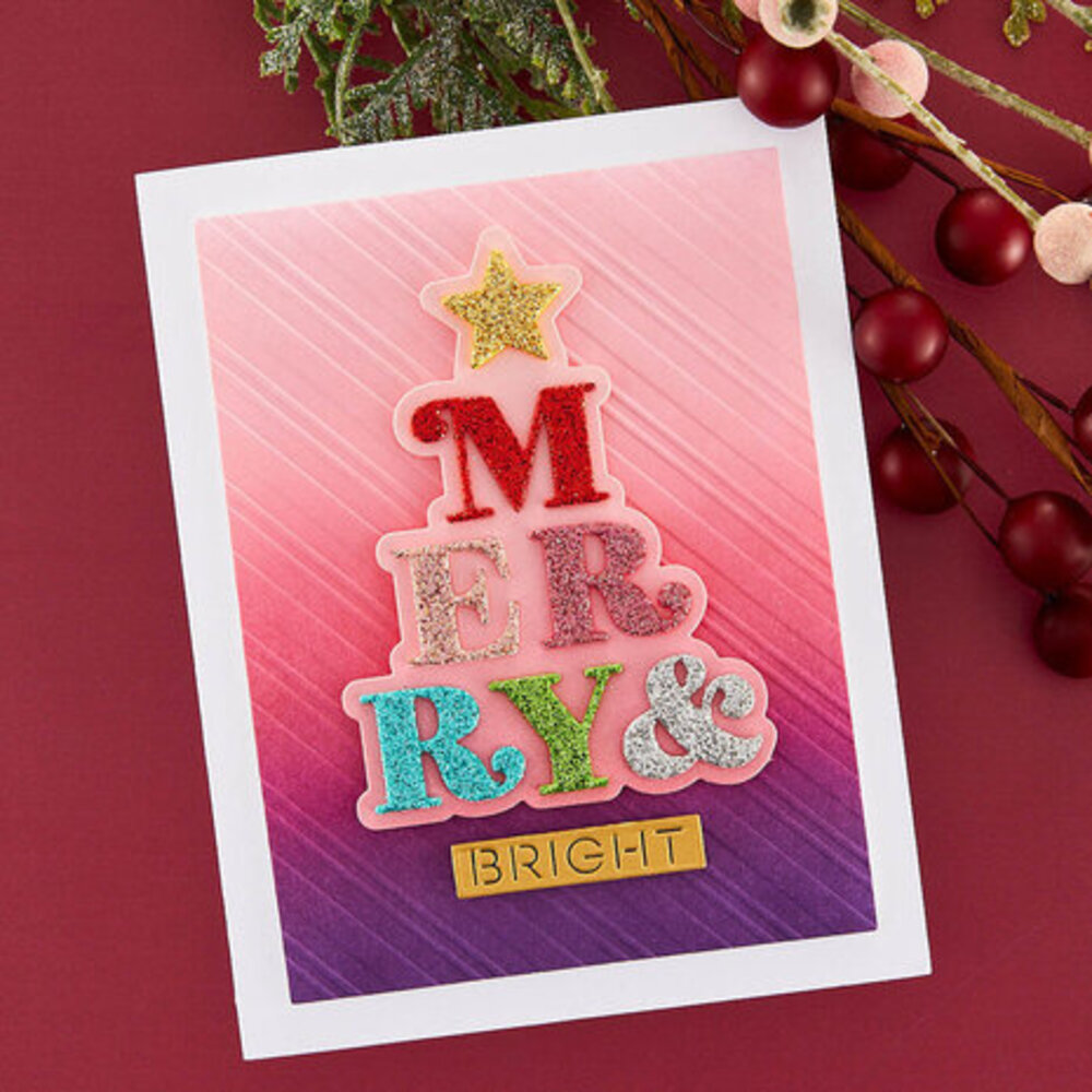 Spellbinders Merry & Bright Dies (S3-484) Spellbinders Merry & Bright Dies (S3-484)