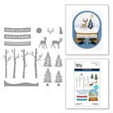 Spellbinders Simon's Snow Globes Woodland Scene Dies (S4-1322)