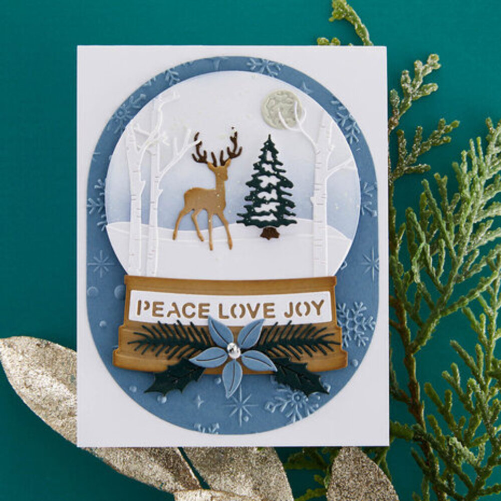 Spellbinders Simon's Snow Globes Woodland Scene Dies (S4-1322) Spellbinders Simon's Snow Globes Woodland Scene Dies (S4-1322)