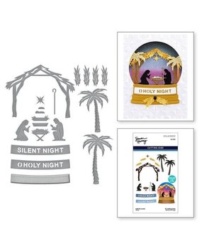 Spellbinders Simon's Snow Globes Nativity Scene Dies (S4-1323) Spellbinders Simon's Snow Globes Nativity Scene Dies (S4-1323)