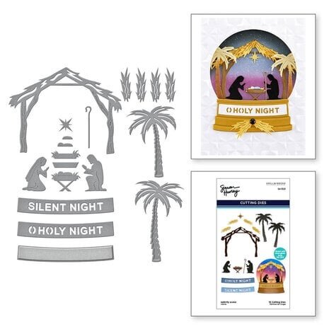 Spellbinders Simon's Snow Globes Nativity Scene Dies (S4-1323) Spellbinders Simon's Snow Globes Nativity Scene Dies (S4-1323)
