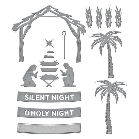 Spellbinders Simon's Snow Globes Nativity Scene Dies (S4-1323) Spellbinders Simon's Snow Globes Nativity Scene Dies (S4-1323)