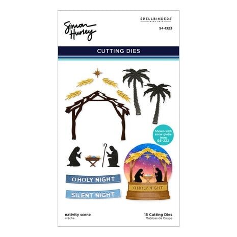 Spellbinders Simon's Snow Globes Nativity Scene Dies (S4-1323) Spellbinders Simon's Snow Globes Nativity Scene Dies (S4-1323)