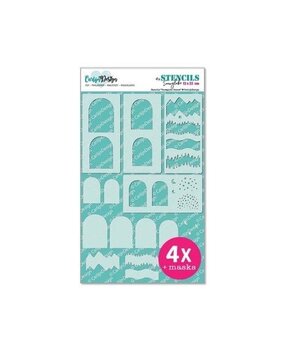 Carlijn Design Stencils Snowglobe Scenes (CDSC-0028) Carlijn Design Stencils Snowglobe Scenes (CDSC-0028)