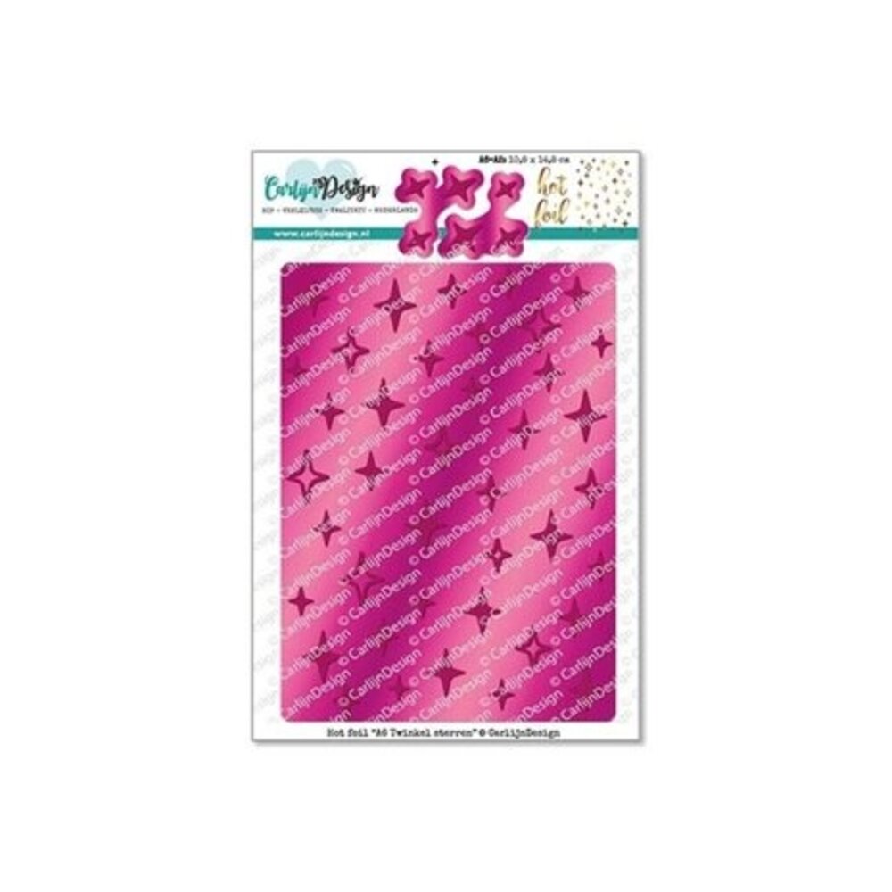 Carlijn Design Hot Foil A6 Twinkel Sterren (CDHF-0038)