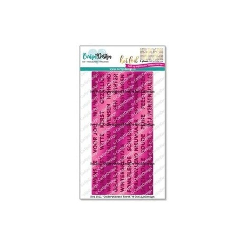 Carlijn Design Hot Foil Onderteksten Kerst (CDHF-0041) Carlijn Design Hot Foil Onderteksten Kerst (CDHF-0041)