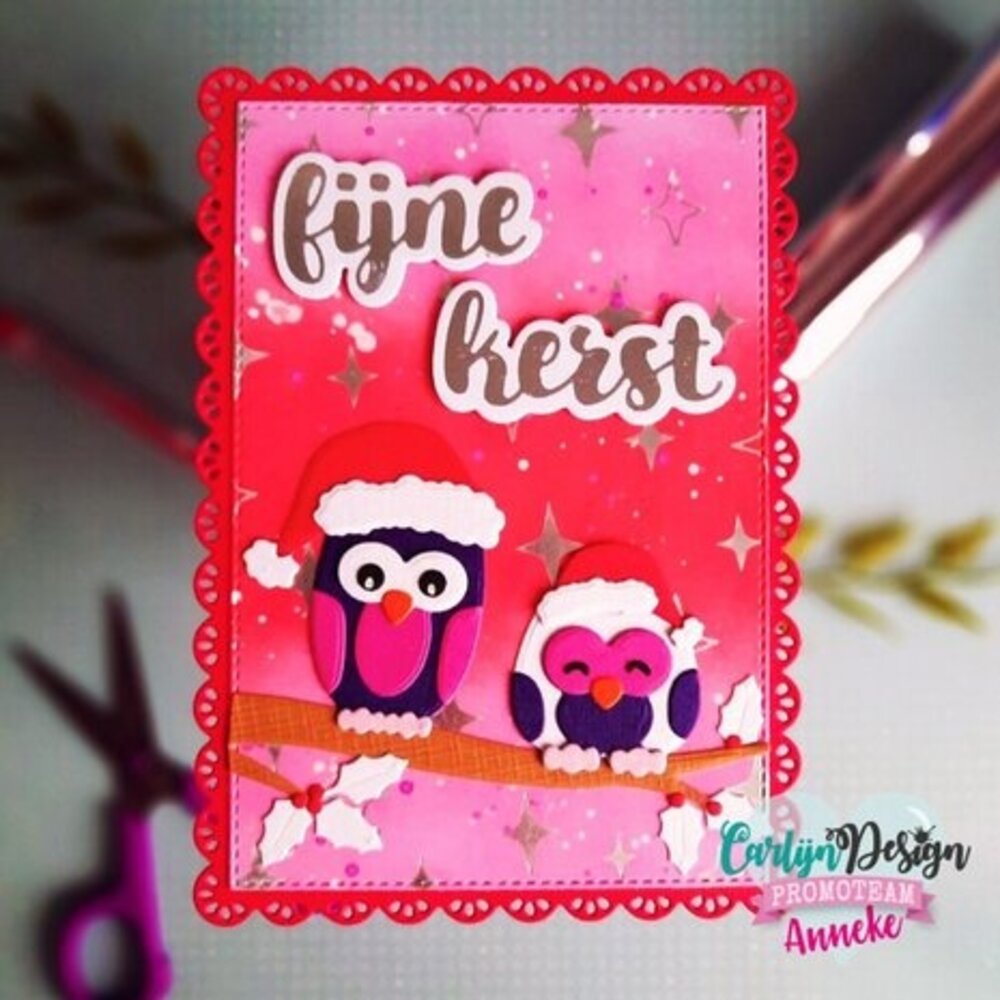 Carlijn Design Hot Foil Fijne Kerst (CDHF-0043)