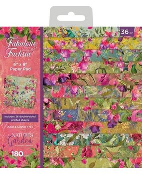 Crafter's Companion Fabulous Fuchsia 6x6 Inch Paper Pad (NGA-FF-PAD6) Crafter's Companion Fabulous Fuchsia 6x6 Inch Paper Pad (NGA-FF-PAD6)
