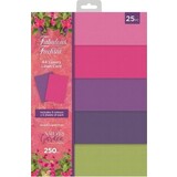 Crafter's Companion Fabulous Fuchsia A4 Luxury Linen Card Pack (NGA-FF-LINEN-A4)