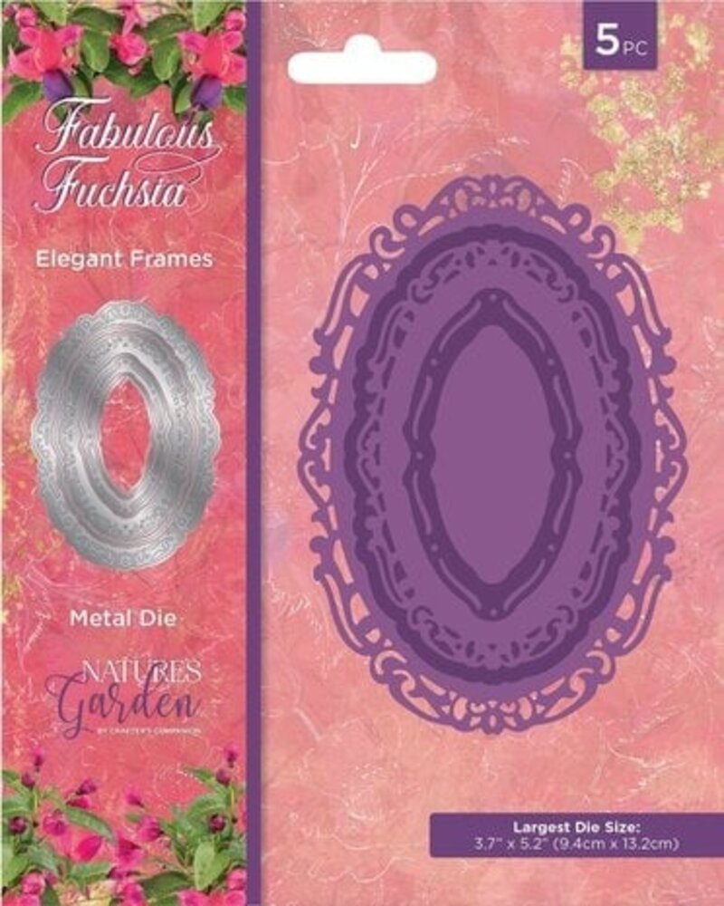 Crafter's Companion Fabulous Fuchsia Elegant Frames Die (NGA-FF-MD-EFR)