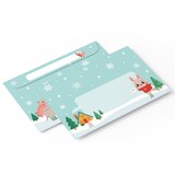 Little Lefty Lou Winter Ice Skating Envelopes (EN003)