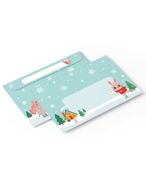 Little Lefty Lou Winter Ice Skating Envelopes (EN003) Little Lefty Lou Winter Ice Skating Envelopes (EN003)