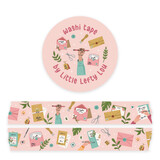 Little Lefty Lou Sweet Pink Mail Washi Tape (WT018)