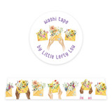 Little Lefty Lou Flower Envelopes Washi Tape (WT019)