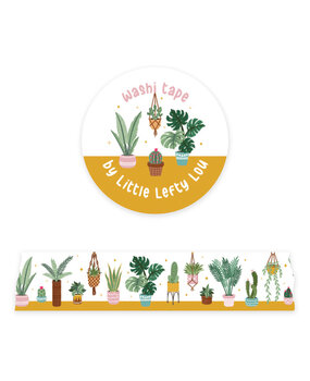 Little Lefty Lou Houseplants Washi Tape (WT020)