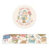 Little Lefty Lou Bunny Mail Washi Tape (WT021)