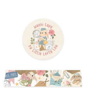 Little Lefty Lou Bunny Mail Washi Tape (WT021)