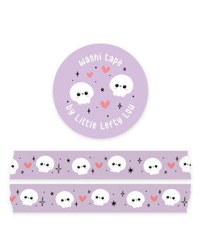 Little Lefty Lou Skulls Washi Tape (WT023)