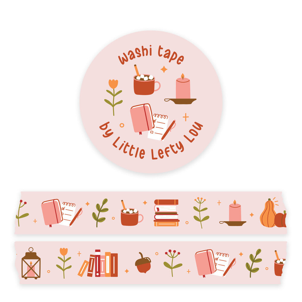 Little Lefty Lou Hygge Time Washi Tape (WT048)