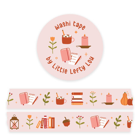 Little Lefty Lou Hygge Time Washi Tape (WT048)