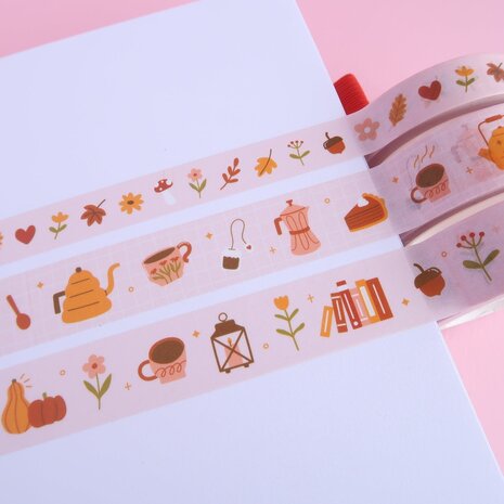 Little Lefty Lou Hygge Time Washi Tape (WT048)