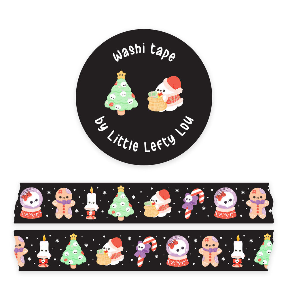 Little Lefty Lou Spooky Christmas Washi Tape (WT050) Little Lefty Lou Spooky Christmas Washi Tape (WT050)