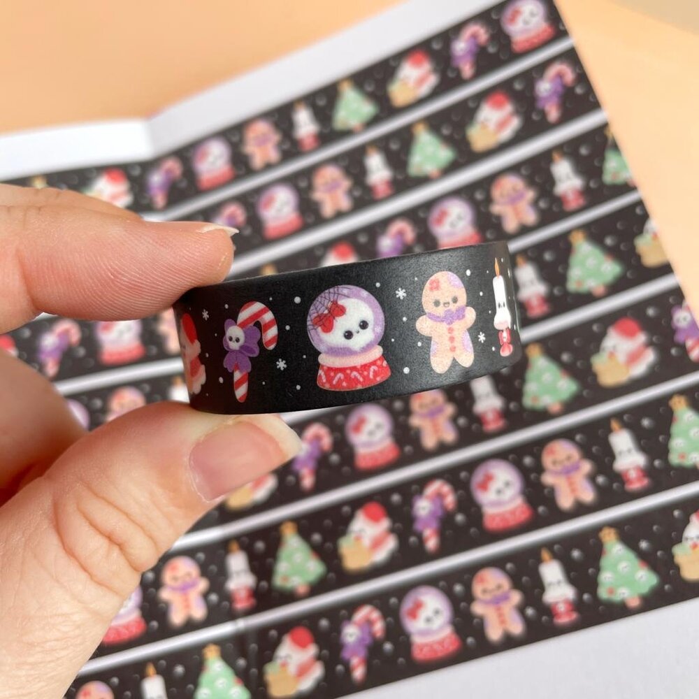 Little Lefty Lou Spooky Christmas Washi Tape (WT050) Little Lefty Lou Spooky Christmas Washi Tape (WT050)