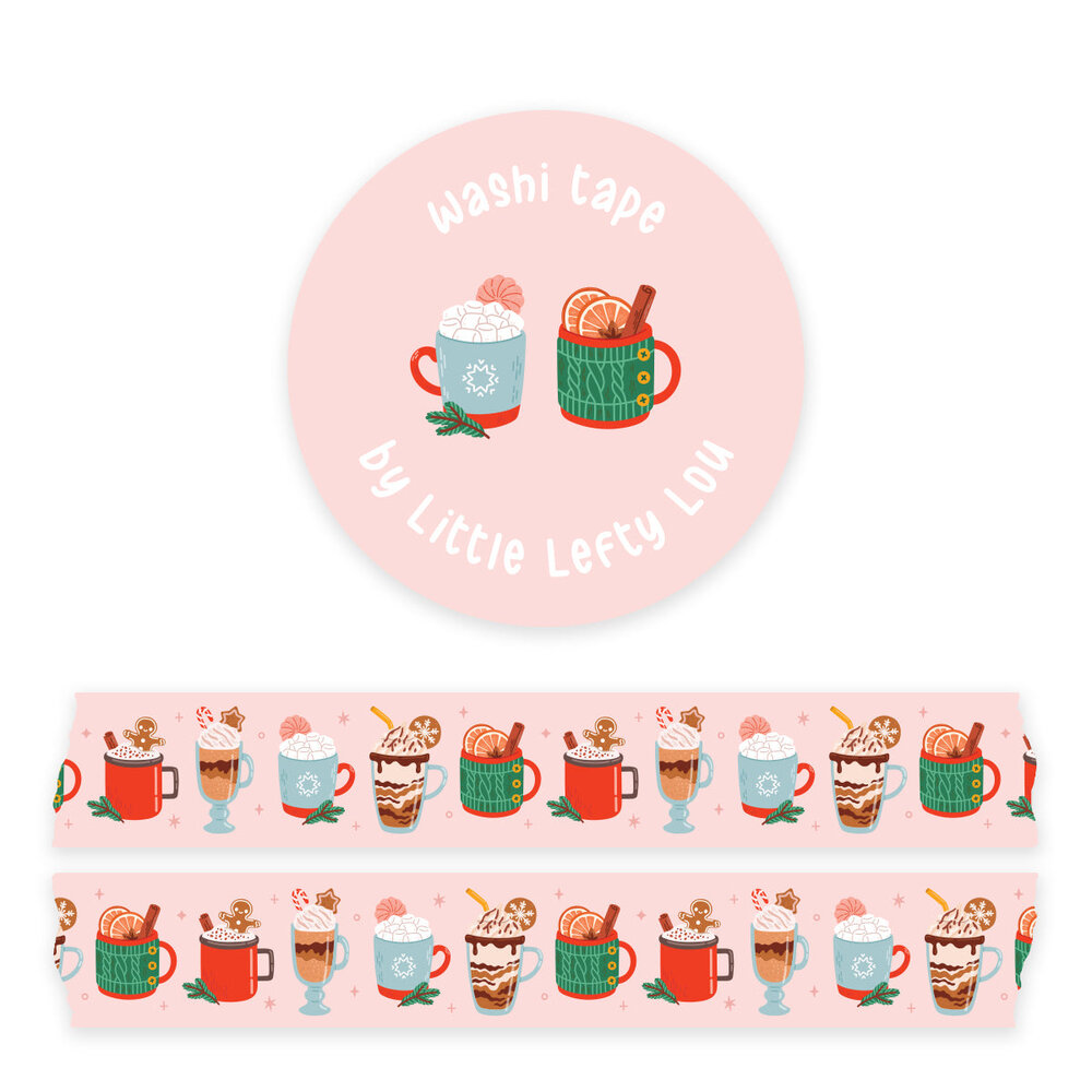 Little Lefty Lou Winter Drinks Washi Tape (WT052) Little Lefty Lou Winter Drinks Washi Tape (WT052)