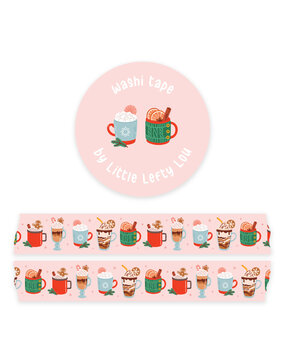 Little Lefty Lou Winter Drinks Washi Tape (WT052) Little Lefty Lou Winter Drinks Washi Tape (WT052)