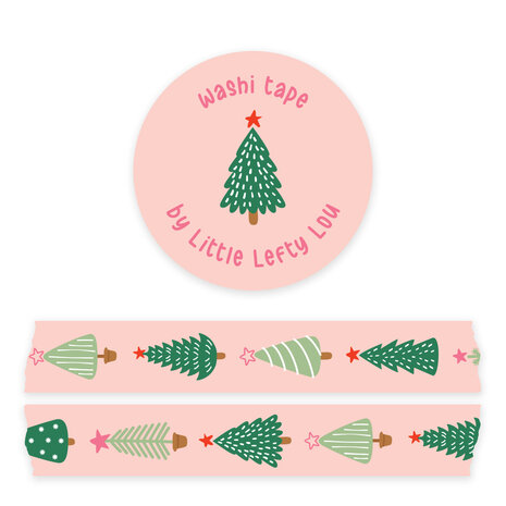 Little Lefty Lou Christmas Trees Washi Tape (WT053) Little Lefty Lou Christmas Trees Washi Tape (WT053)