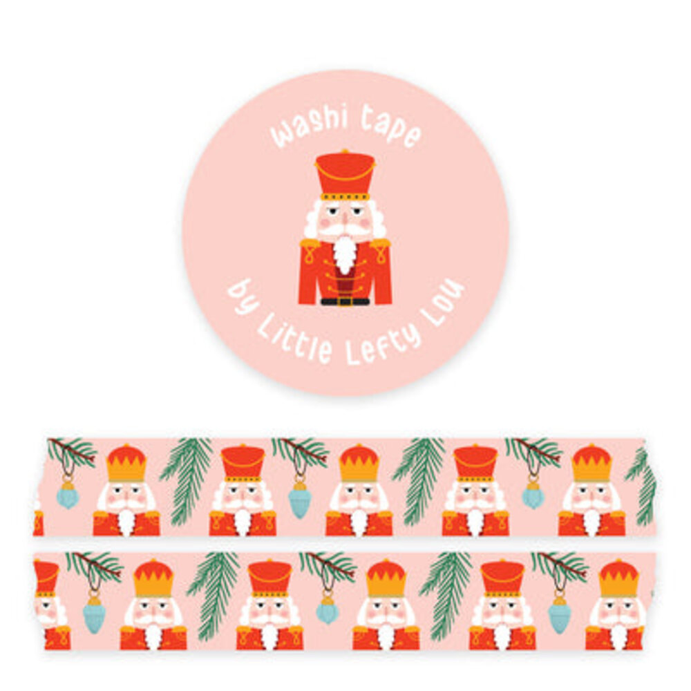 Little Lefty Lou Nutcrackers Washi Tape (WT055) Little Lefty Lou Nutcrackers Washi Tape (WT055)