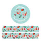 Little Lefty Lou Snowy Robins Washi Tape (WT056)