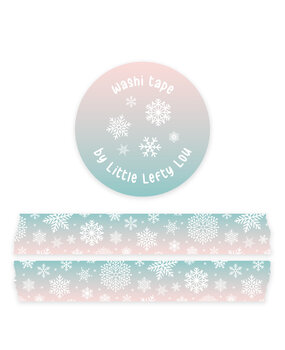 Little Lefty Lou Snowflakes Washi Tape (WT059)