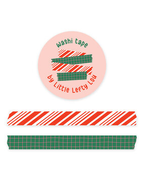 Little Lefty Lou 2 Slim Christmas Basic Washi Tapes (WT063)