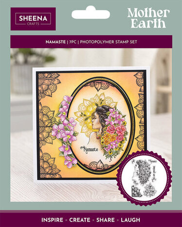 Sheena Mother Earth Clear Stamp Namaste (SD-ME-STP-NAM)