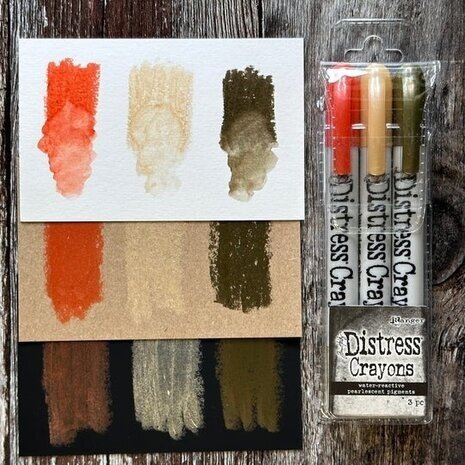 Ranger Tim Holtz Distress Crayons Halloween Pearl Set 5 (TSHK84341) Ranger Tim Holtz Distress Crayons Halloween Pearl Set 5 (TSHK84341)