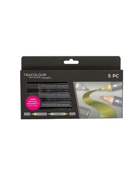 Spectrum Noir TriColour Metallic Pens (SN-TCMET-SET5) Spectrum Noir TriColour Metallic Pens (SN-TCMET-SET5)