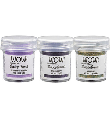 WOW! Trio's Summer Twilight Embossing Powder Set (WOWKT086) WOW! Trio's Summer Twilight Embossing Powder Set (WOWKT086)