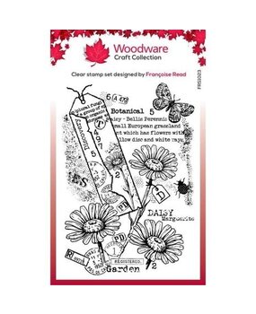Woodware Garden Daisies Clear Stamps (FRS1023)