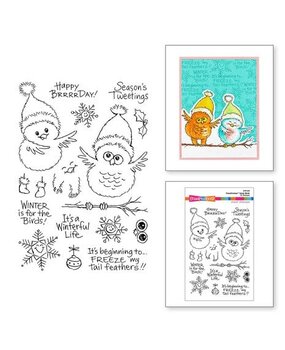 Stampendous! Snow Birds Clear Stamps (STP-219)