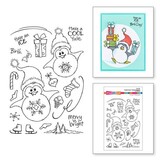 Stampendous! Snowy Penguins Clear Stamps (STP-220)