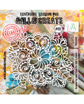 AALL and Create Masking Stencil 6x6 Inch Nosegay (AALL-PC-192)