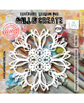 AALL and Create Masking Stencil 6x6 Inch Celtic Tigers (AALL-PC-214)