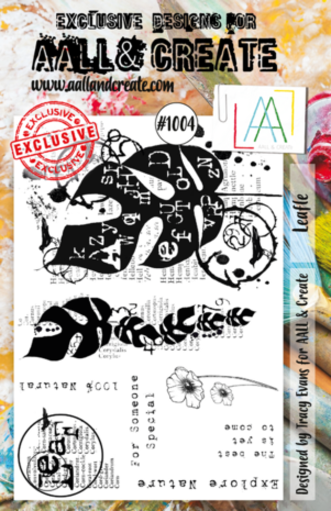 AALL and Create Clear Stamp Set A6 Leafle (AALL-TP-1004)