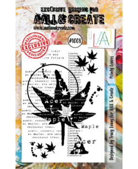 AALL and Create Clear Stamp Set A6 Pointy Leaves (AALL-TP-1008)