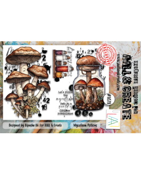 AALL and Create Clear Stamp Set A6 Mycelium Potions (AALL-TP-1078)