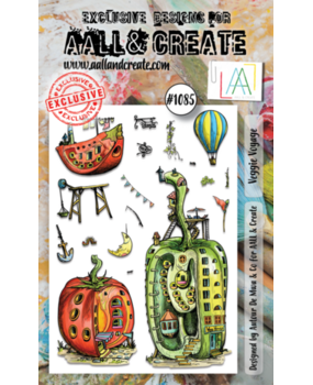 AALL and Create Clear Stamp Set A6 Veggie Voyage (AALL-TP-1085)* AALL and Create Clear Stamp Set A6 Veggie Voyage (AALL-TP-1085)*