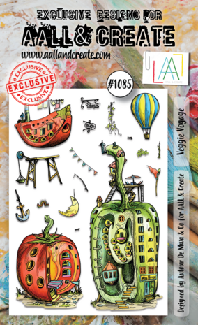 AALL and Create Clear Stamp Set A6 Veggie Voyage (AALL-TP-1085) AALL and Create Clear Stamp Set A6 Veggie Voyage (AALL-TP-1085)