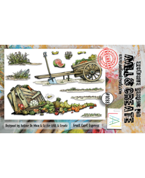 AALL and Create Clear Stamp Set A6 Fruit Cart Express (AALL-TP-1088)*